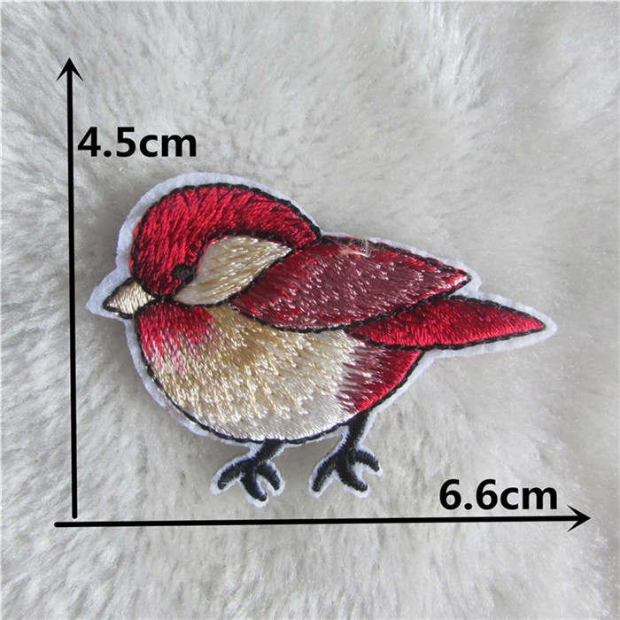 Jaar stijl vogel smeltlijm applicatie borduurwerk patch diy patches strepen  c2169-c2258: C5395