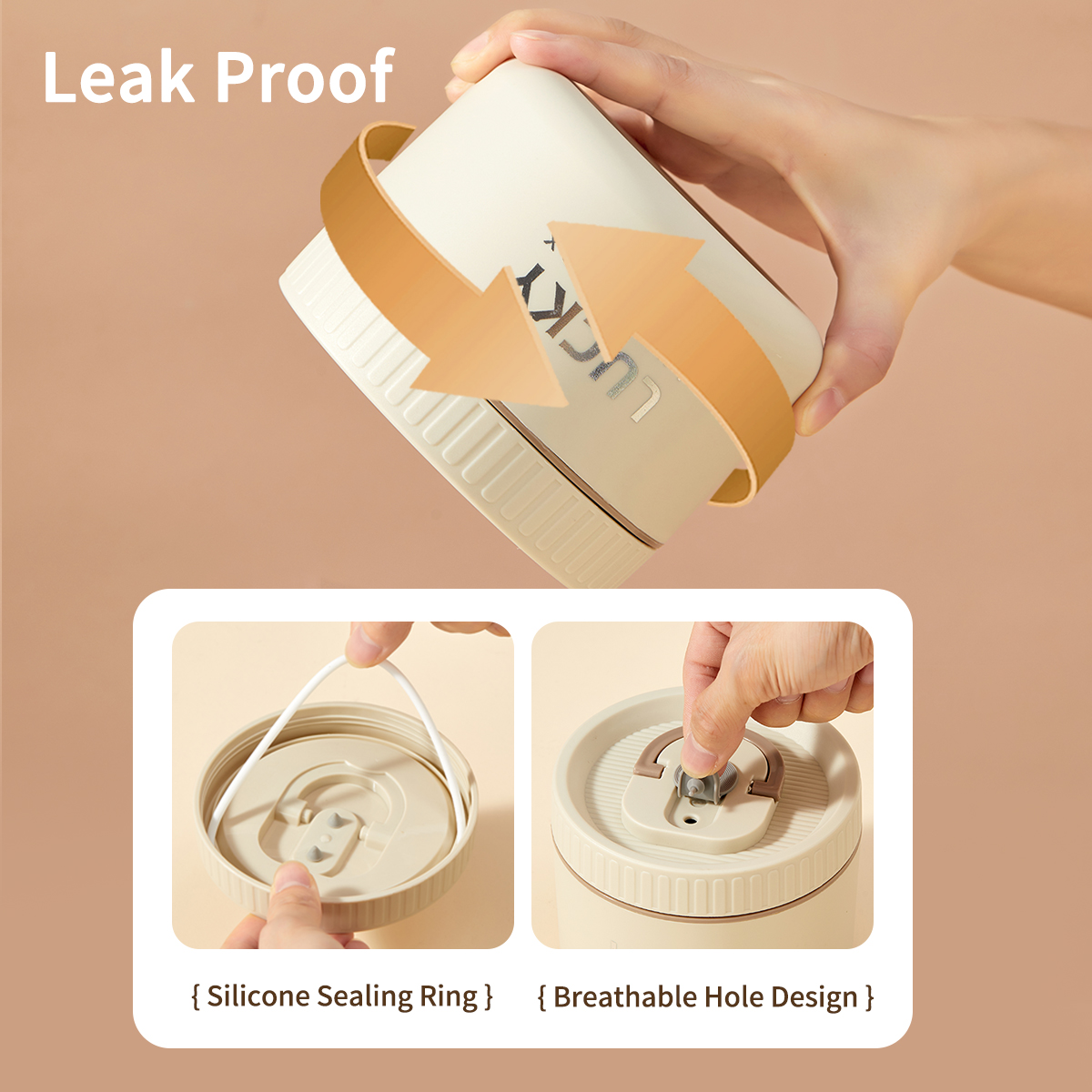 WORTHBUY Portable Thermal Lunch Box For Kid Student Leak-proof Bento Box Set 304 Stainless Steel Food Storage Container Heatable