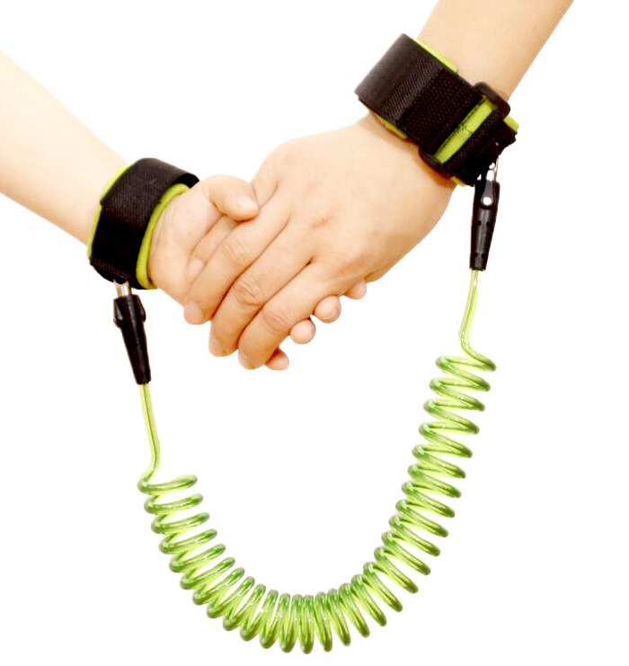 kinderen Verlies Preventie met Trekkabel Armband Kind Anti Touw Gooien Kind Anti Dropping baby om verlies te voorkomen -15: green2.5m