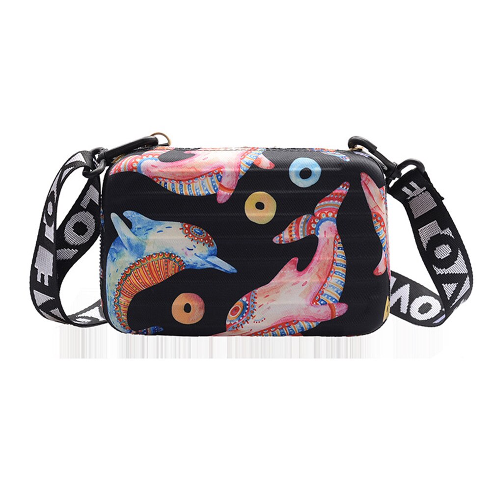 Handtaschen Frauen Taschen Neue Trend Mini Koffer bilden praktisch Taschen Platz Kasten Breite Schulter Riemen Taschen Für mädchen: B-10