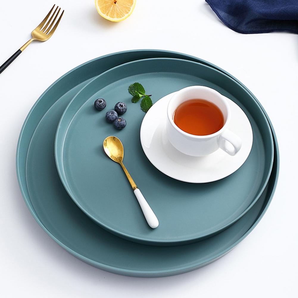Shockproof Serving Tray Anti-deformed PP Coffee Tea Exquisite Fruit Tray for Living Room