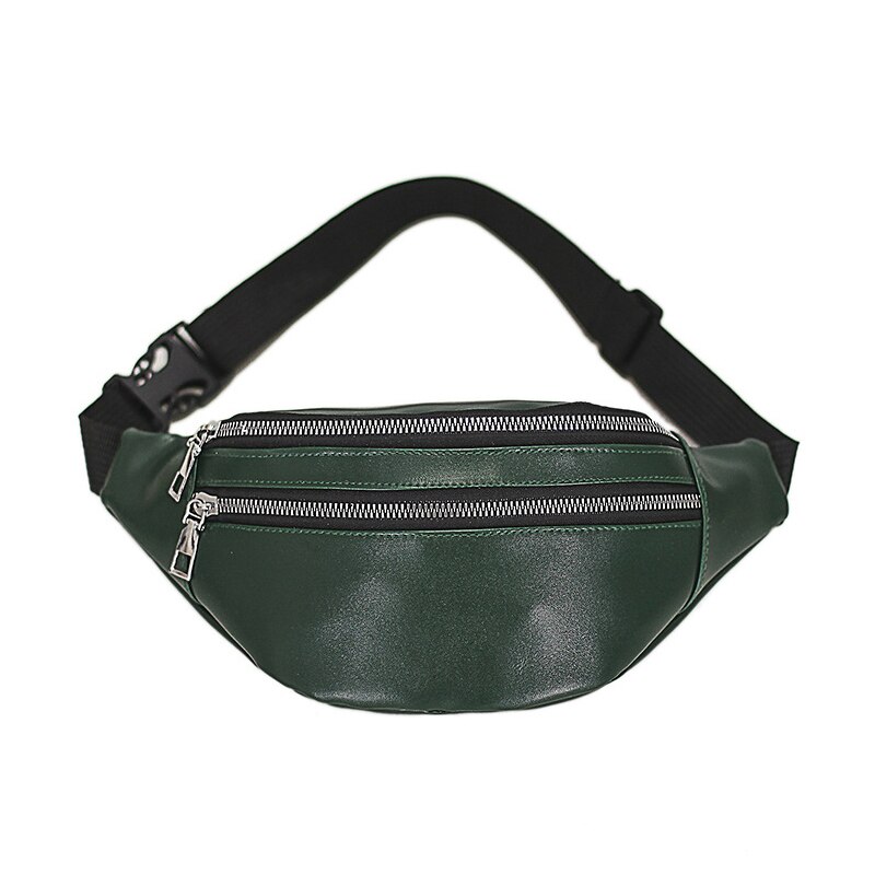 Women Chest Bag Waist Packs For Unisex Female Pu leather Fanny Packs Banana Ladies Belt Bum Bags: A2