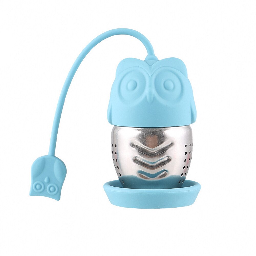 6 Styles Portable Silicone Tea Infuser Umbrella Whale Ball Leaf Tea Filter Stainless Steel Herbal Spice Tea Maker Teaware: B
