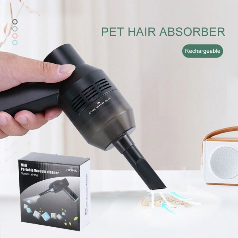 Pet Handheld USB Charging Powerful Vacuum Cleaner Rechargeable Pet Hair Vacuum Cleaner Portable Home Pet Hair Vacuum Cleaner