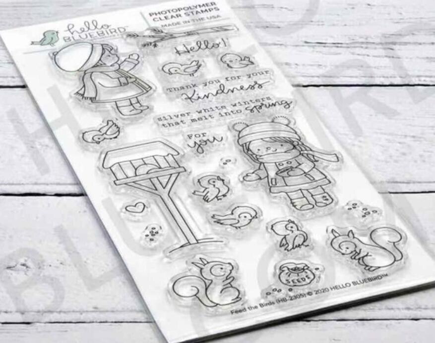 Små djur genomskinlig klar silikonstämpel/sigill för gör-det-själv scrapbooking/fotoalbum dekorativ klar stämpel  a5014: 1 11 x 20cm