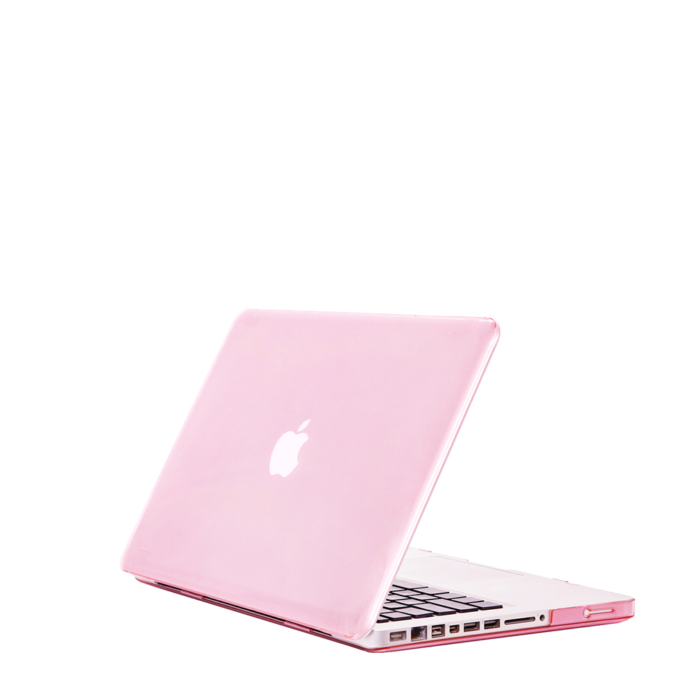 A1278 A1286 funda protectora para portátil para MacBook Pro 13,3/15,4 pulgadas funda de cristal: 13 pulgadas / Rosa