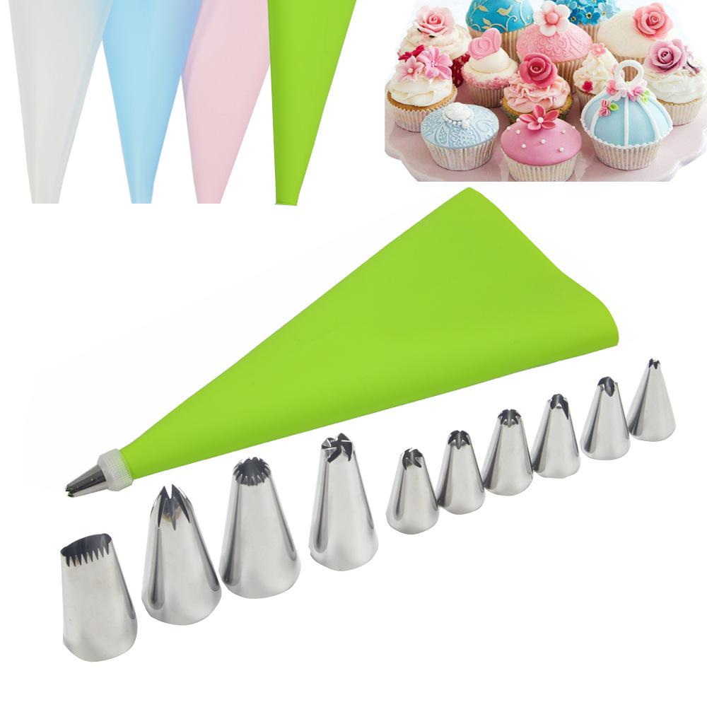 10PCSpuitzak Konditorei Outils Accessoires Kuchen Dekorieren Werkzeug Silikon bilden Moule Gießen Resine