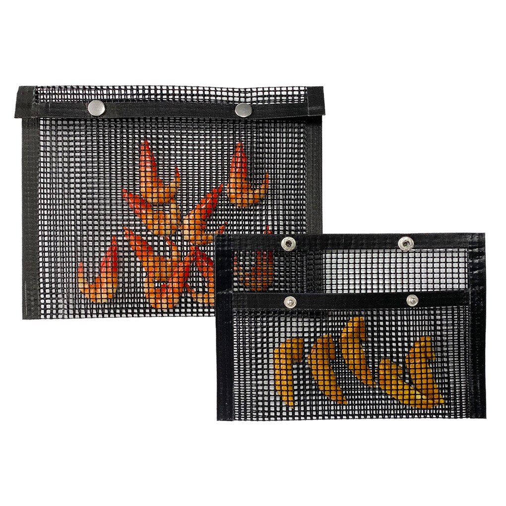 Sac de Barbecue résistant aux hautes températures, sacs en maille de grillage réutilisables, sac antiadhésif pour outil de gril à gaz et à charbon électrique