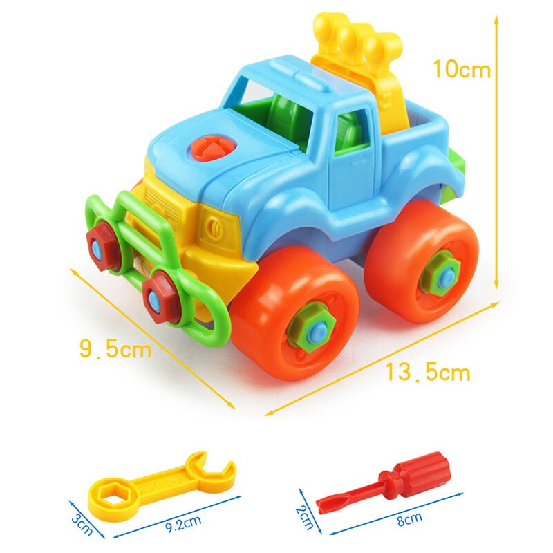 Kinderen Educatief Hands-On Diy Auto Speelgoed Demontage Off-Road Voertuig Auto Kids