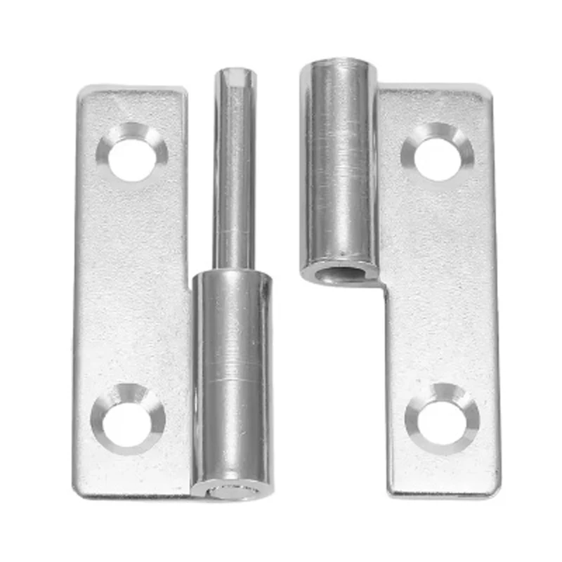Bisagra extraíble de acero inoxidable, bisagras desmontables de batiente de alta resistencia, bandera de elevación de junta deslizante, herrajes para muebles de puerta, 1/5 Uds.: 2 pulgadas / Blanco