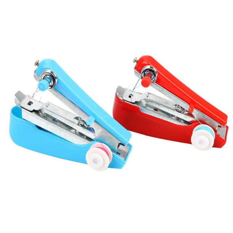 Portable Mini Manual Sewing Machine Handheld Garment Fabric Sew Machine Use And Convenient Sewing Tools For Needlework Operation