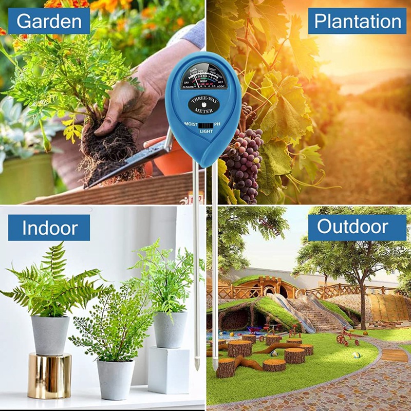 Soil Moisture Meter Moisture Meter for Potted Plants for Testing PH Moisture and Light Moisture Meter for Garden Farm