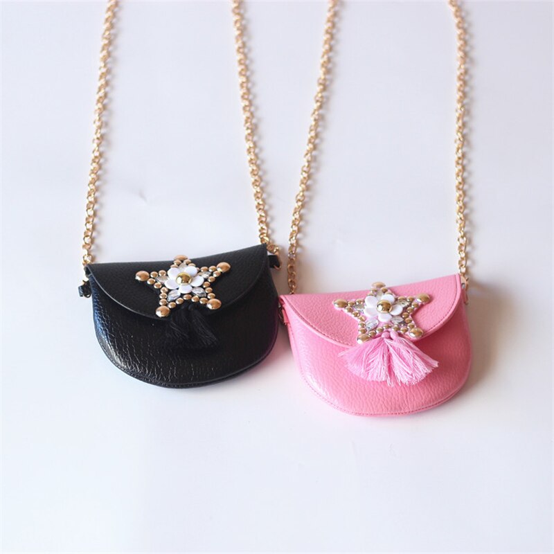 Mini Kids Handbag Children Shoulder Messenger Bags Small Baby Girl Bags Chain Purse Birthday Princess Evening Party Bags