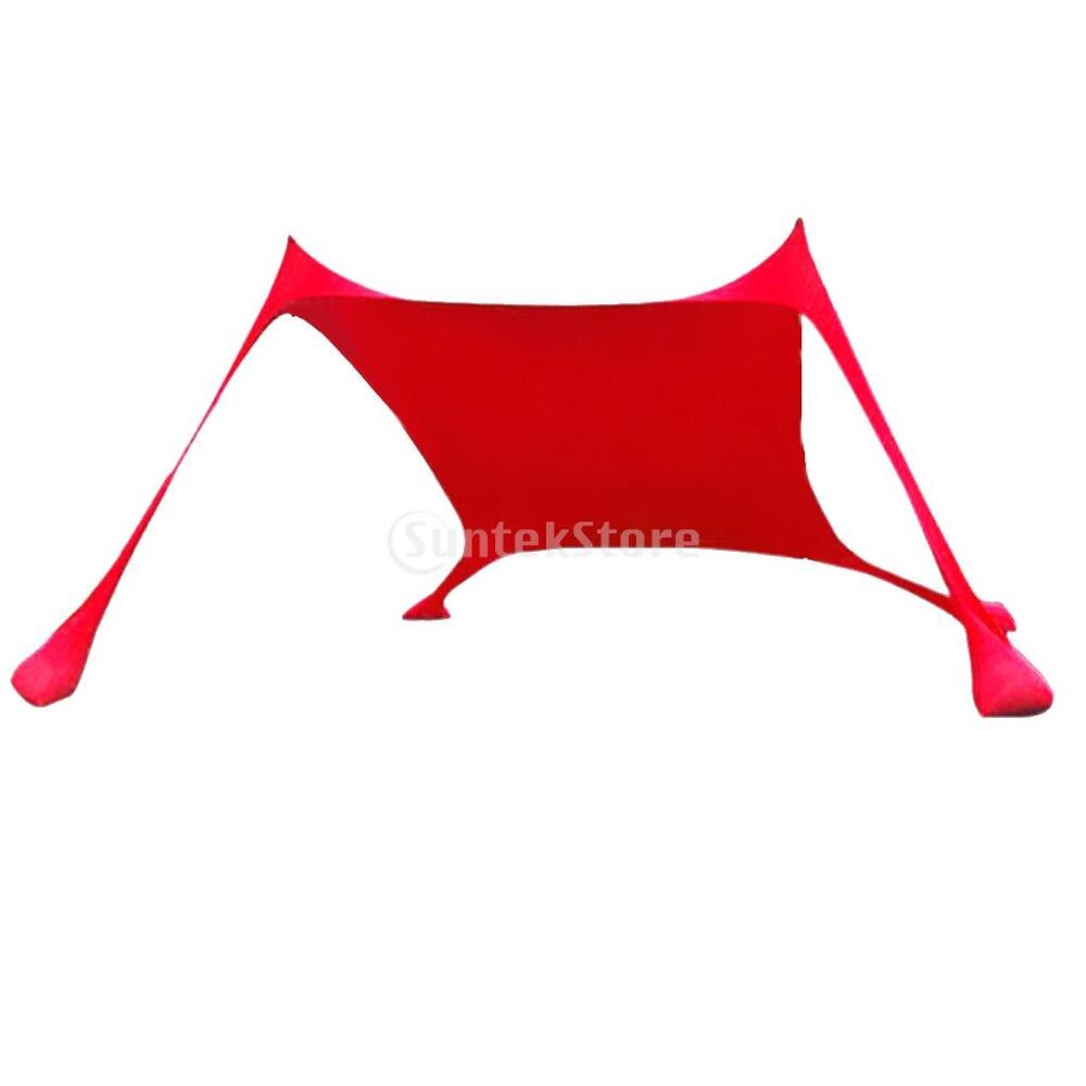 Portable Tent Tarp Sun Shelter Pop Up Beach Sun Shade Canopy for Outdoor Activities 3-4 person