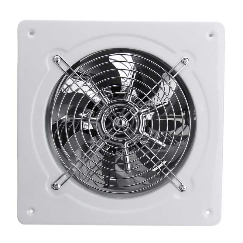 7.48inch Ventilator Extractor Wall Mounted 220V Exhaust Fan 45WLow Noise Home Bathroom Kitchen Garage Air Vent Ventilation: Yellow