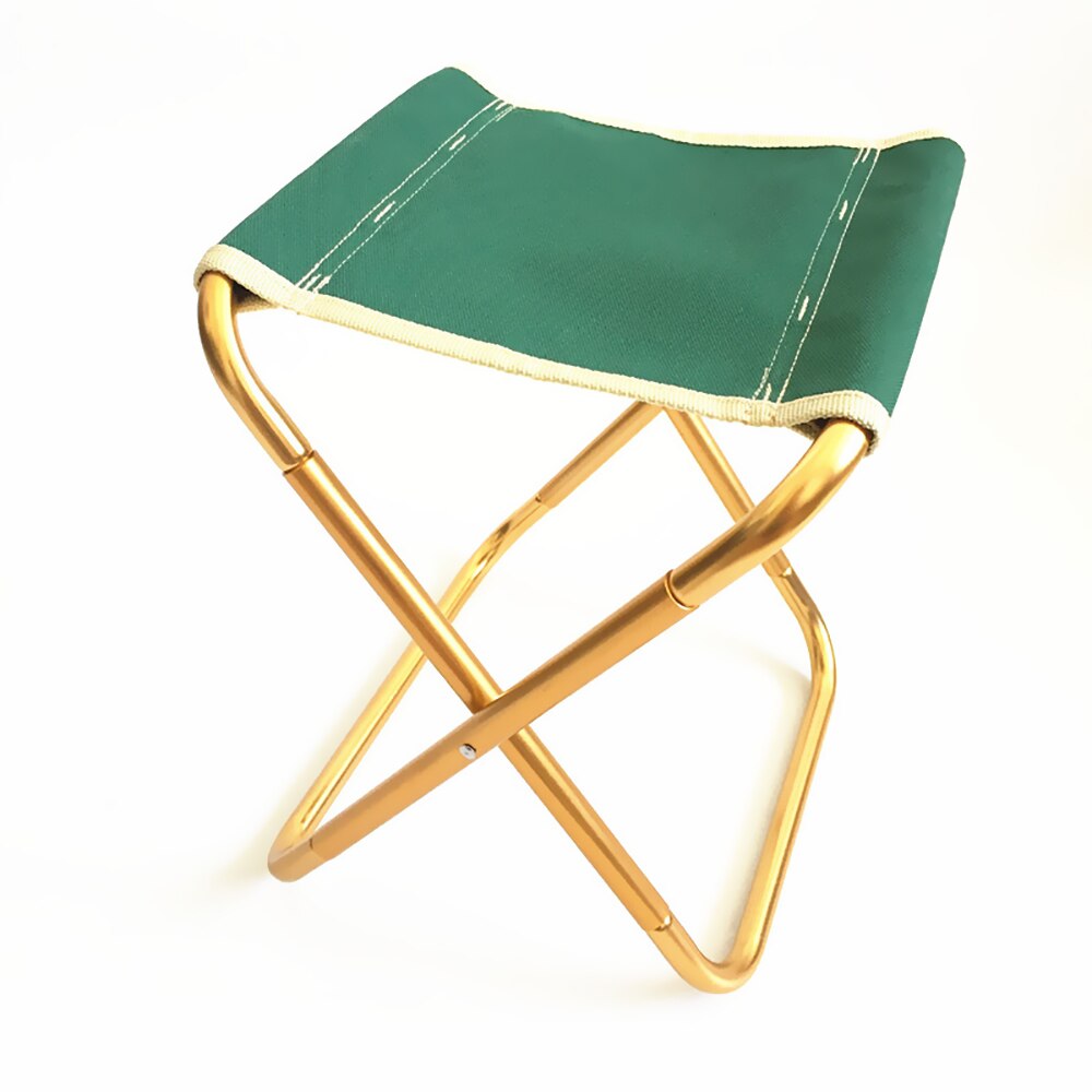Sammenklappelig fiskestol letvægts picnic campingstol foldbar aluminiumsklud udendørs bærbar let at bære udendørs møbler: H