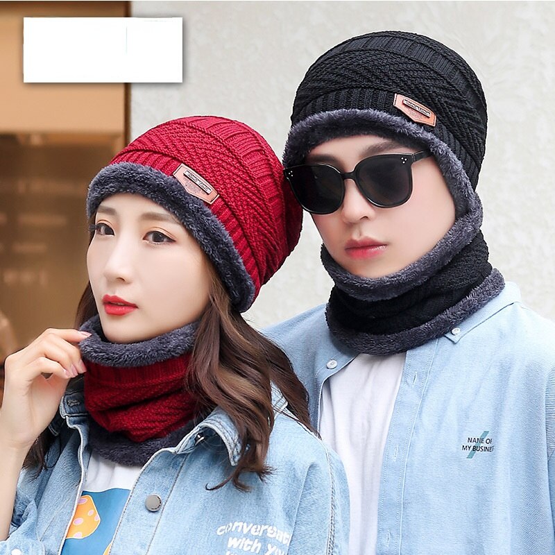 Chapeau d'hiver en velours pour hommes, chapeau tricoté épais en laine, résistant au froid, équitation en plein air, ski, bavoir deux pièces