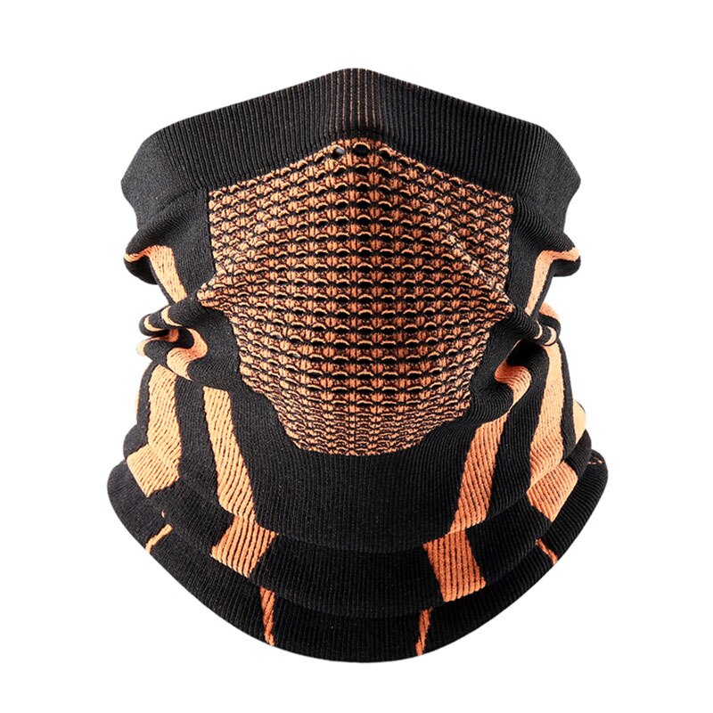 Winter Thermal Face Bandana Mask Cover Neck Warmer Gaiter Bicycle Cycling Ski Tube Scarf Hiking Breathable Masks Print Women Men: D