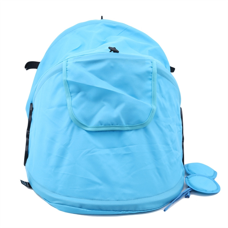 Solskydd för barnvagn solsufflett sufflettskydd barnvagnstillbehör till barnvagn visir för sittande och liggande: Vit