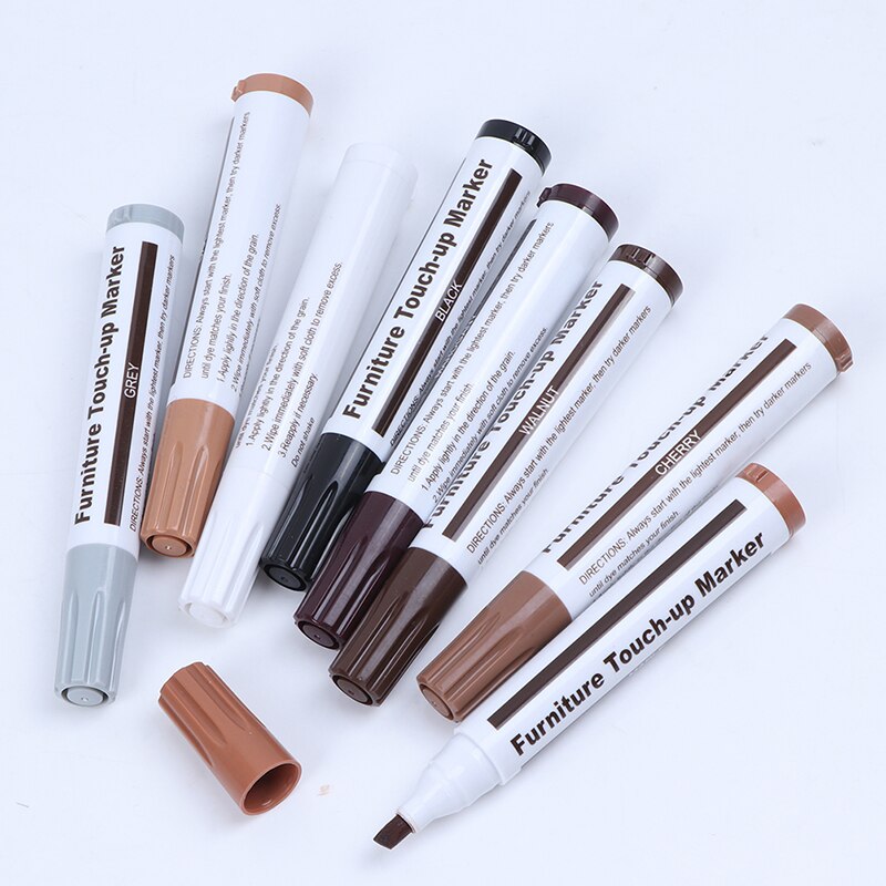 1pc Furniture Repair Pen Markers Scratch Filler Paint Remover For Wooden Cabinet Floor Tables Chairs