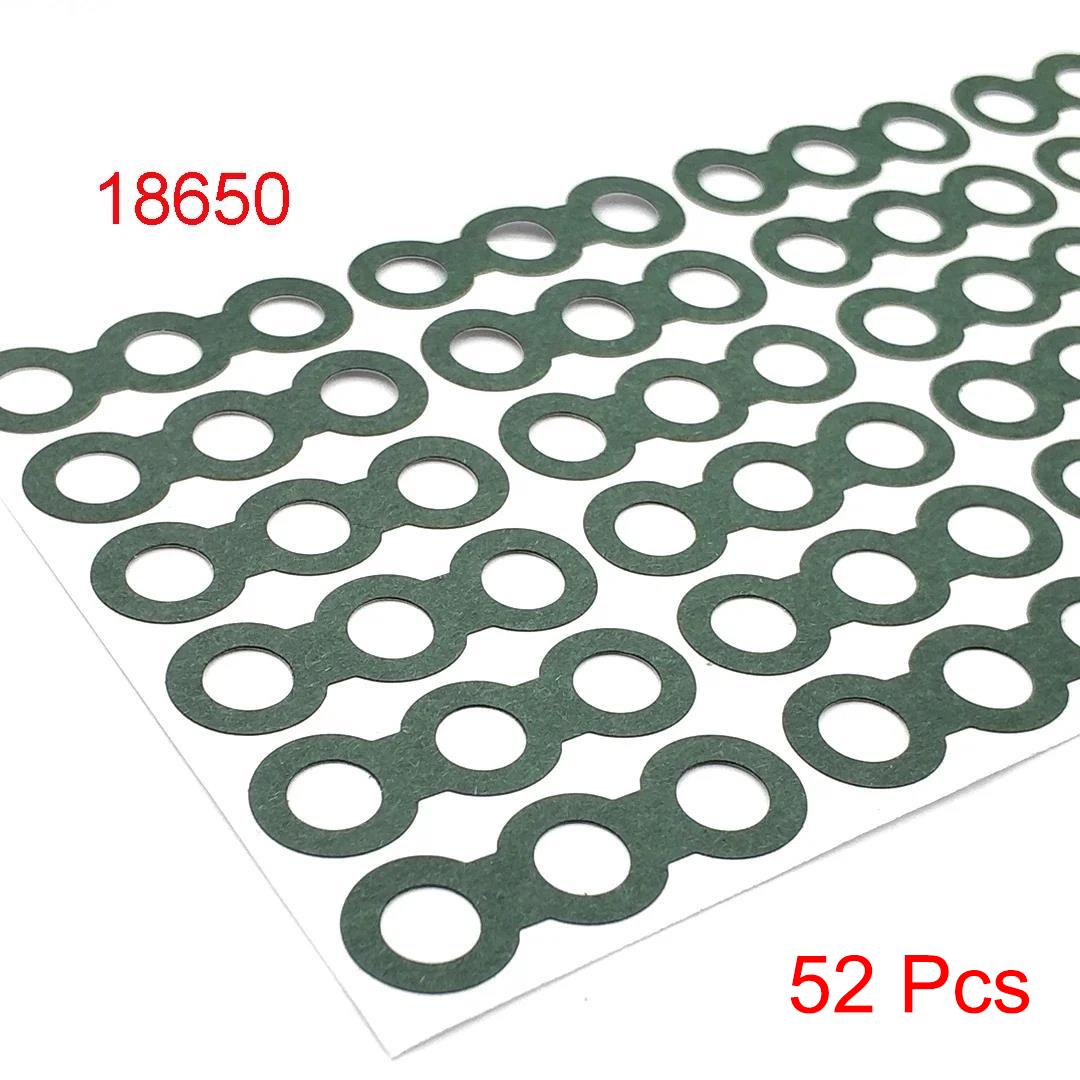 18650 21700 Li-ion Battery Insulation Gasket Barley Paper Battery Pack Cell Insulating Glue Patch Electrode Insulated Pads 1S 6S: Blue