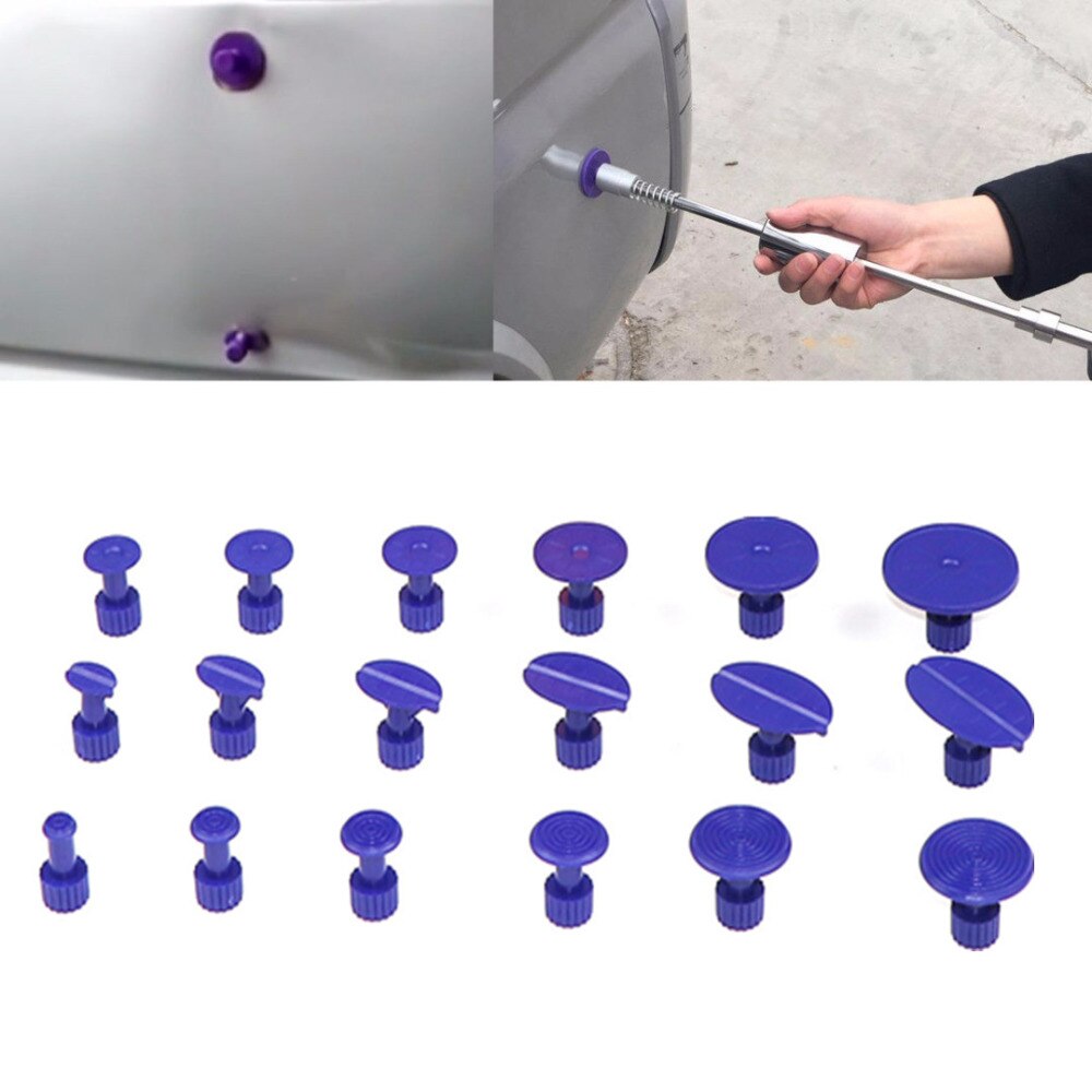 Gereedschappen Verveloos Dent Repair Dent Puller Uitdeuken Reverse Hamer Lijm Sticks Pull Tabs Remover Repair Hand Tool