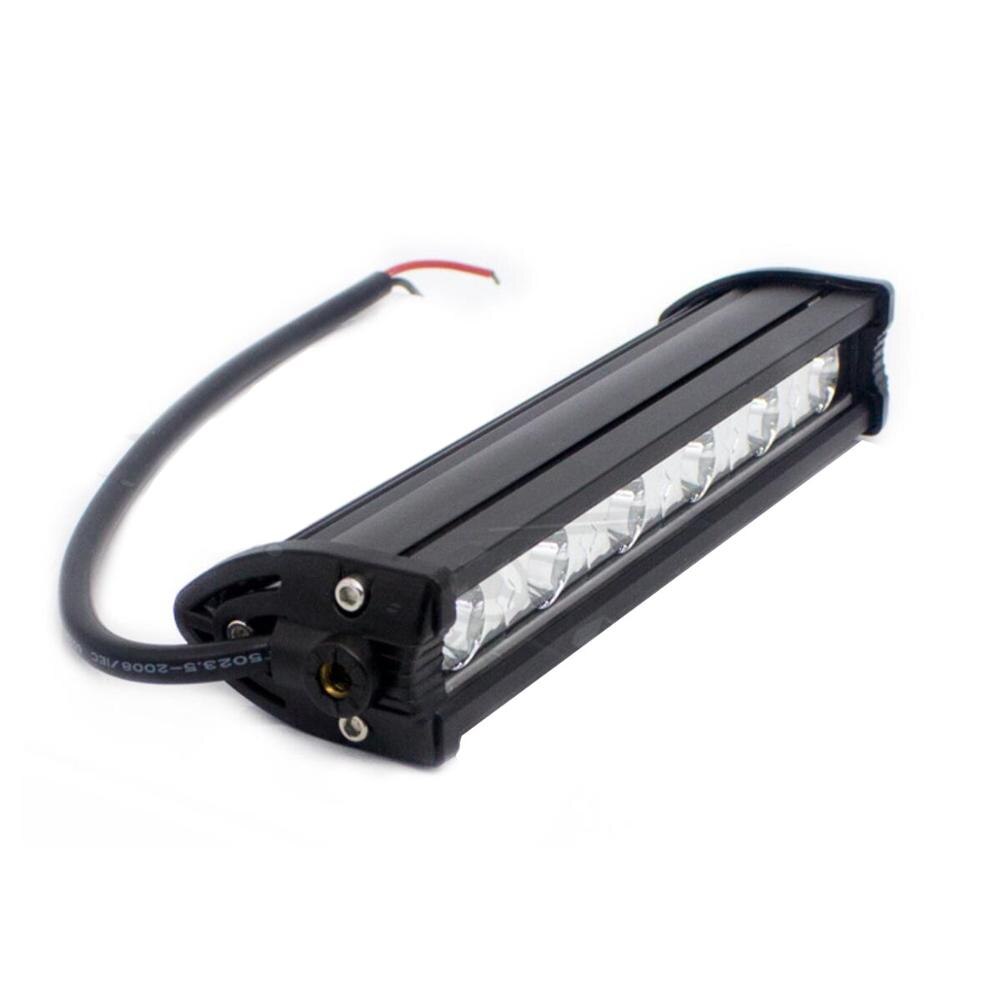 Enkele Rij Offroad Led Verlichting Bar Ultra Dunne 12V 24V Auto Vrachtwagen Suv Wagon Trailer Wagon 4WD bumper Auxiliary Rijden Lamp