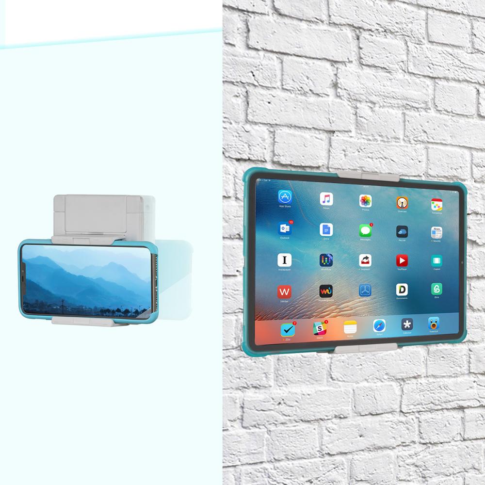 Tfy Muur Tablet Houder Voor Tablets En Smartphones, Past Op Keuken, Badkamer, Slaapkamer, leeszaal En Meer-Wit