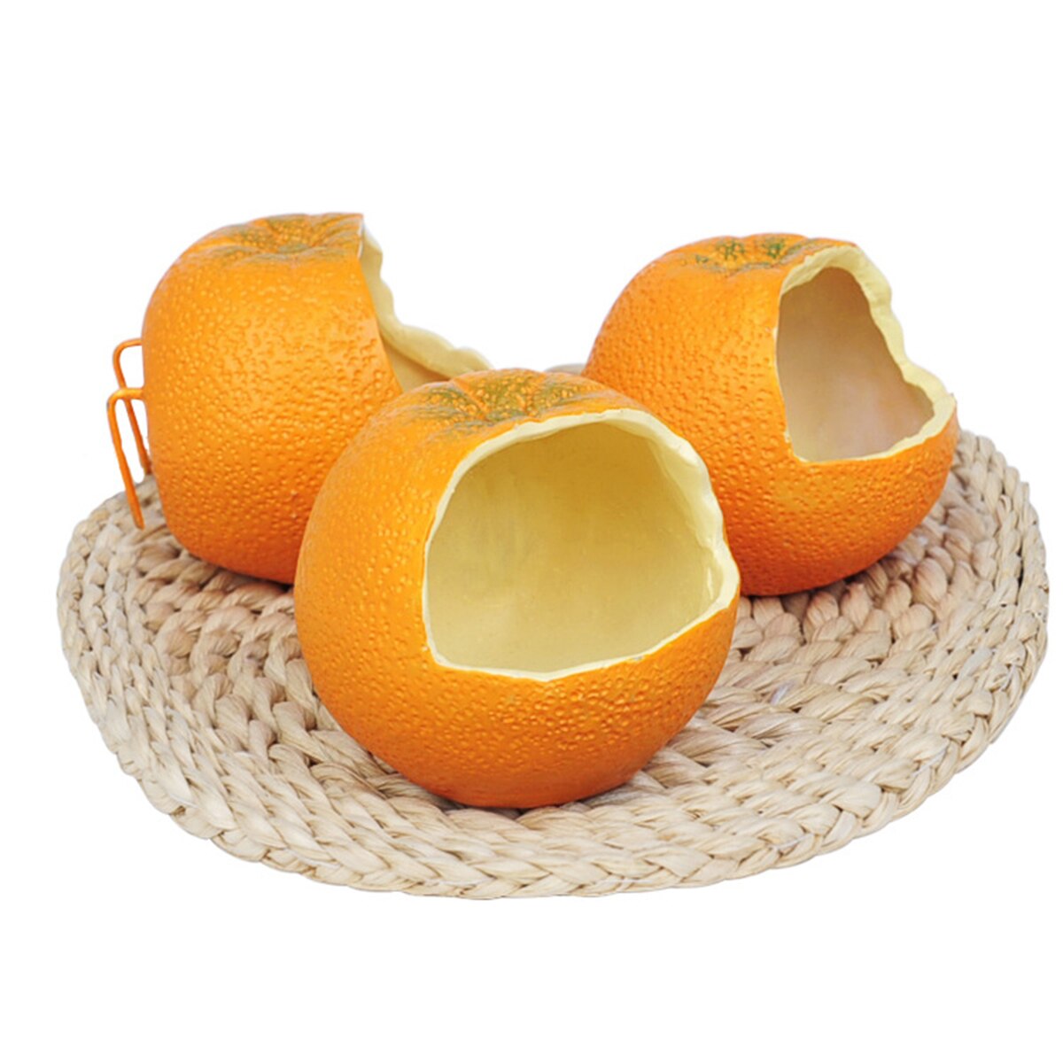 Bird Feeder Bowl Bird Feeder Bowl Orange Shape Small Parrot Food Feeding Hamster Parrot Suitable For Small Pets