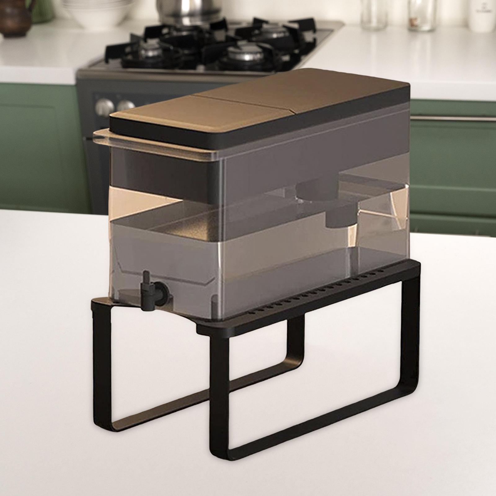 Soporte de filtro de agua de sobremesa, organizador de cocina, dispensador de filtro de agua multifuncional desmontable, soporte para dispensador de bebidas