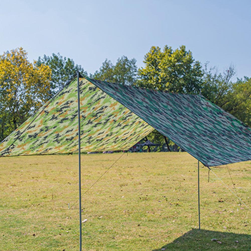 Tourist awning canopy tarpaulin tent shade ultralight garden canopy parasol outdoor camping hammock waterproof camouflage shelter