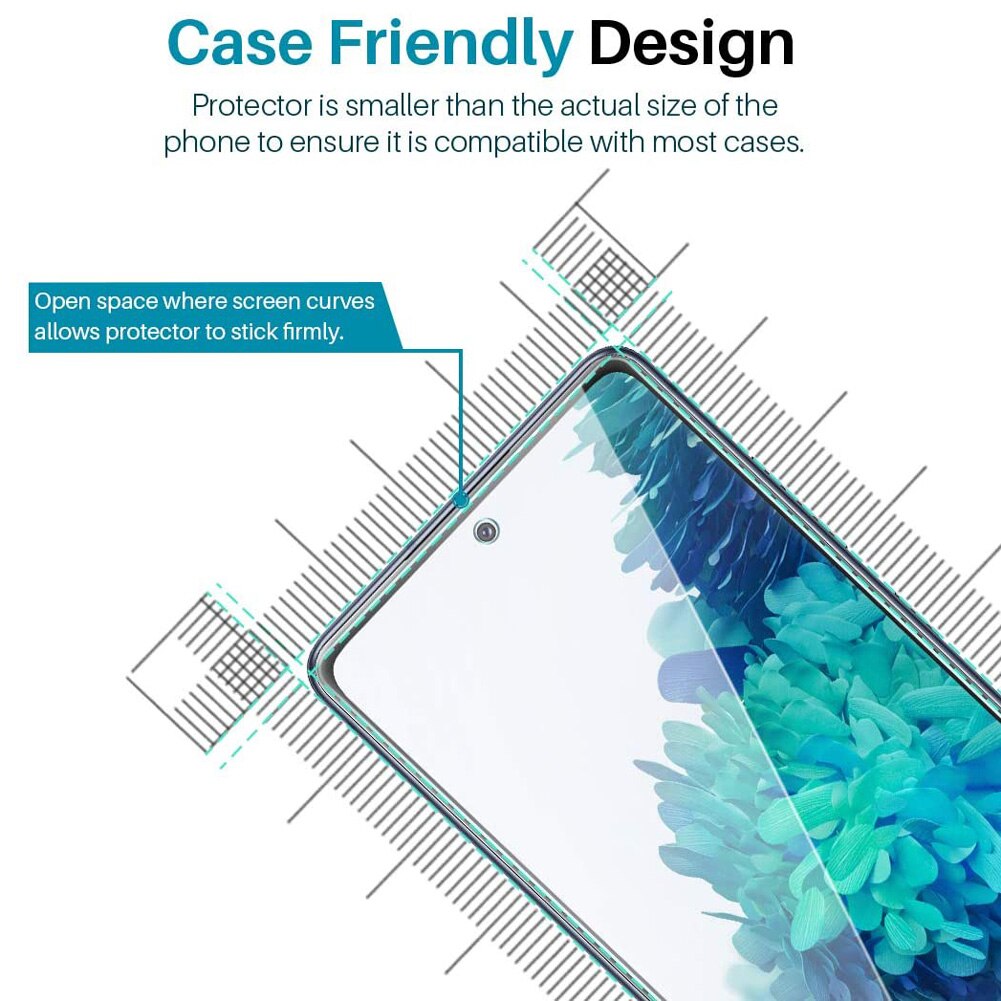Tempered Glass For Samsung Galaxy S21 FE 5G Screen Protector Film for samsung s20fe s20 s21 s22plus Protective Glass