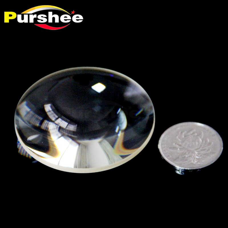 Glass double convex lens(ZF12) D=55mm