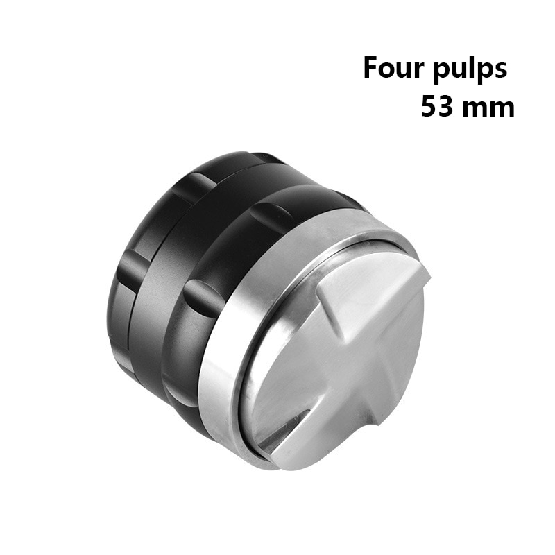 58/53MM Coffee Silicone Pad Tamping Mat Coffee Espresso Tampering Latte Art Pen Tampers Holder Coffee Accessories Machine: 58 Black Three pulp