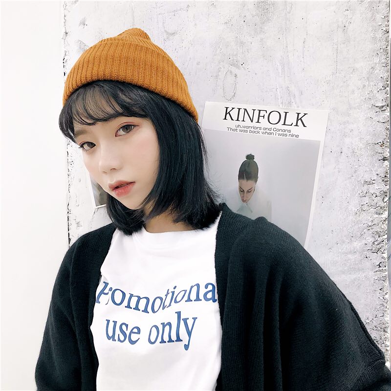 Gorro de punto elástico para hombre y mujer, gorro cálido a la , color verde, para invierno,