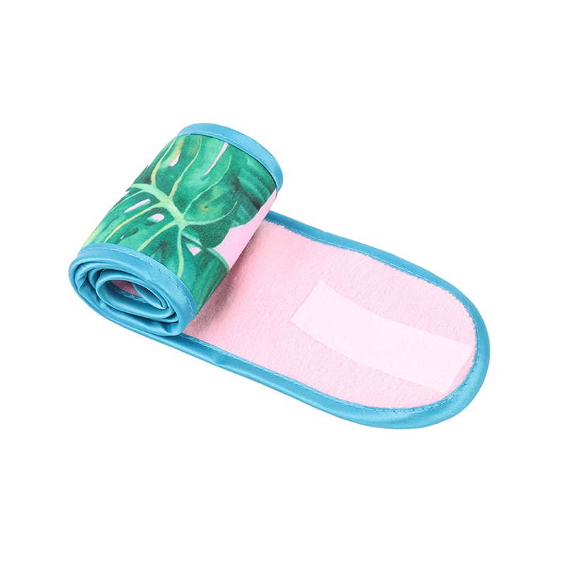 Bandeau de maquillage large et réglable, extensible, pour Salon de coiffure, SPA, pour le visage, serviette, bonnet de douche, accessoires de maquillage: green