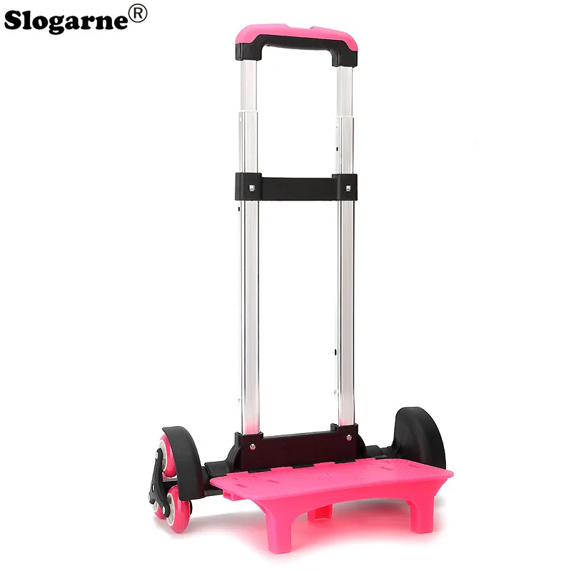 Børnerygsæk trækstang trolleyhjul børneskoletaske tilbehør forbindelsesstang stator studerende trapper 6 hjul tasker dele