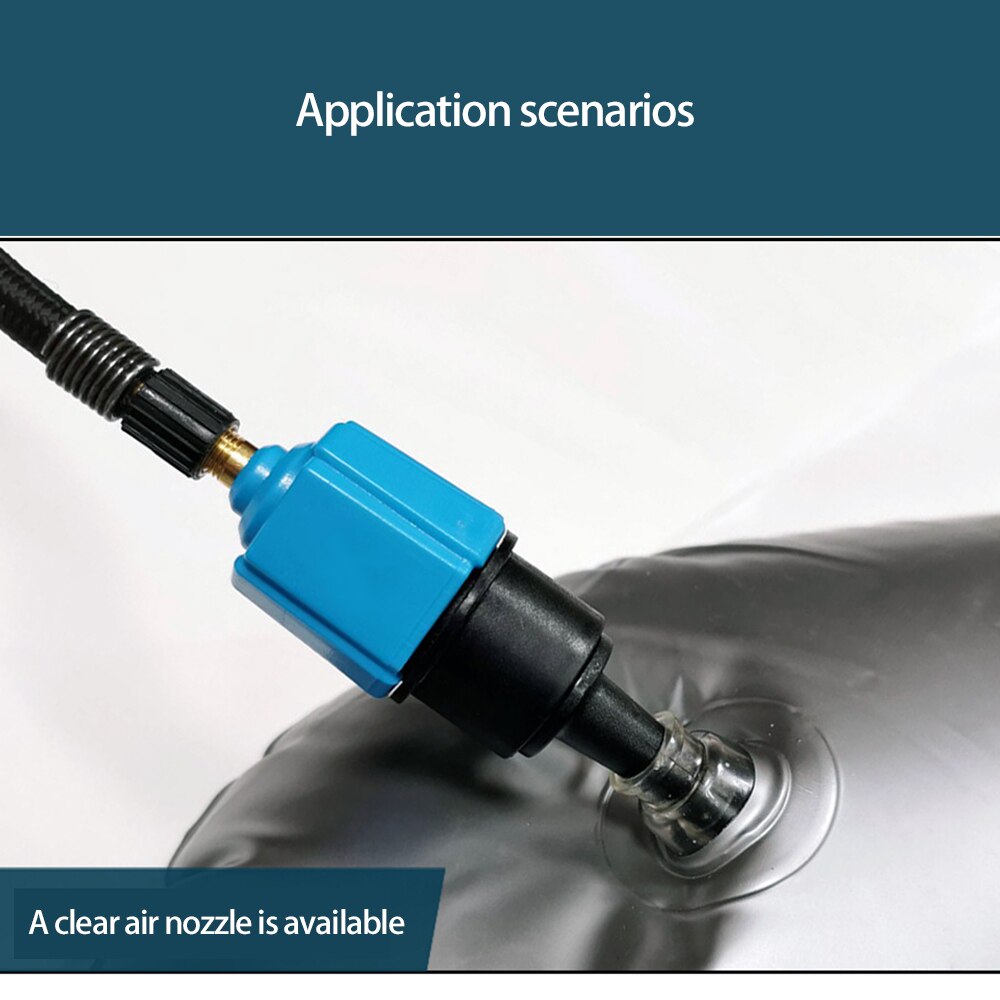 Air Pump Converter Inflator Valve Adapter Inflatable Boat Pump Adapter Inflatable Bed Inflation Valve Inflation Valve Adapter