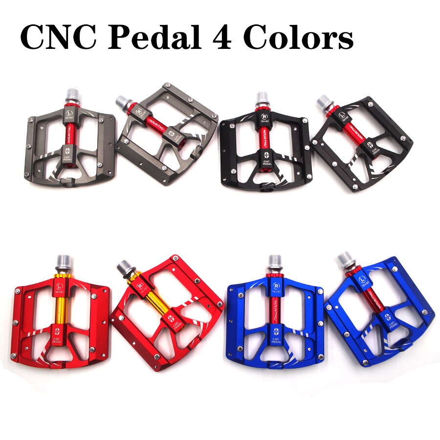 Alston 3 Bearings Mountain mtb Pedals Platform Bicycle Flat Alloy Pedals Non-Slip Alloy Flat 10.5/9.6 Pedals bicycle Bike Pedals