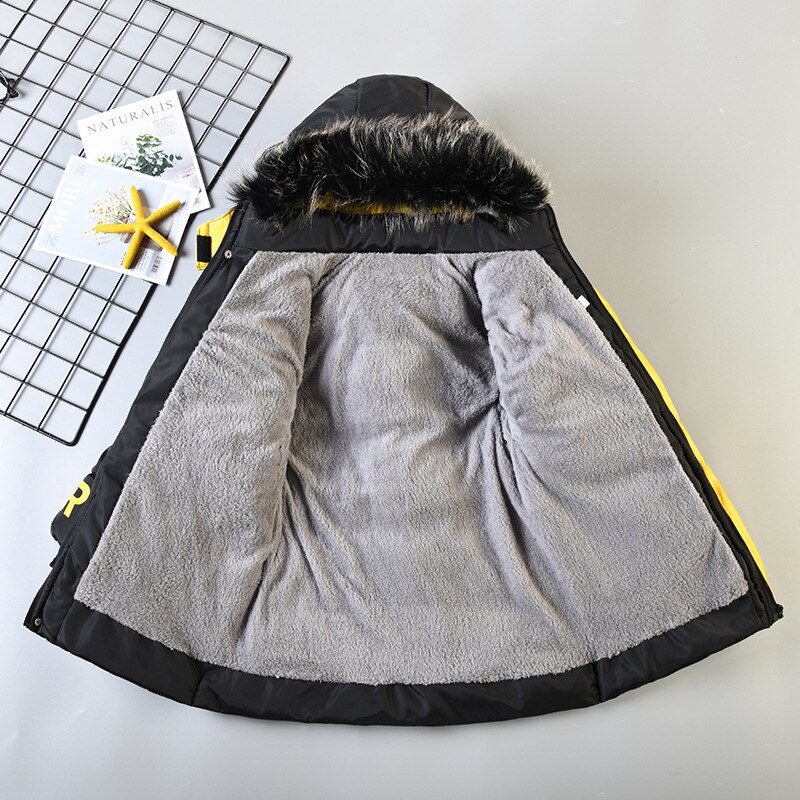 Winter Jassen Voor Jongens Lange Stijl Hooded Down Jassen Voor Kinderen Kleding Katoen Verdikte Peuter Kids Jassen Jassen