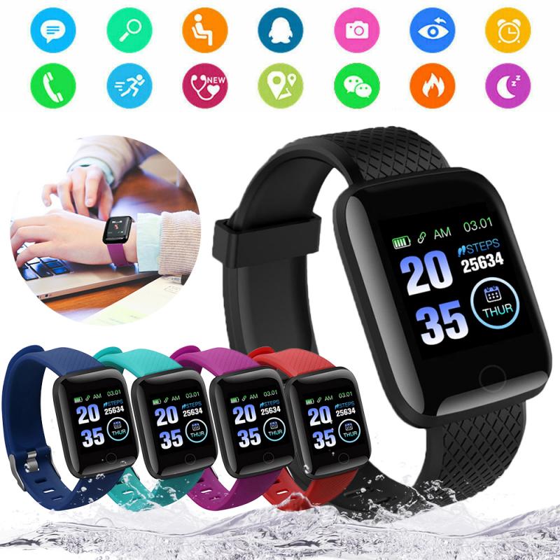 1.44 smarte armbänder mit wetteranzeige, blutdruck- und herzfrequenzmessung, fitness-tracker, wasserdichte smartwatch für damen, herren und kinder