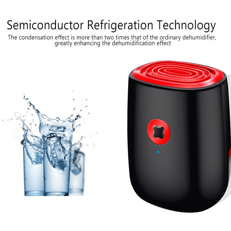 800Ml Electric Air Dehumidifier For Home 25W Mini Household Dehumidifier Portable Cleaning Device Air Dryer Moisture Absorber Eu