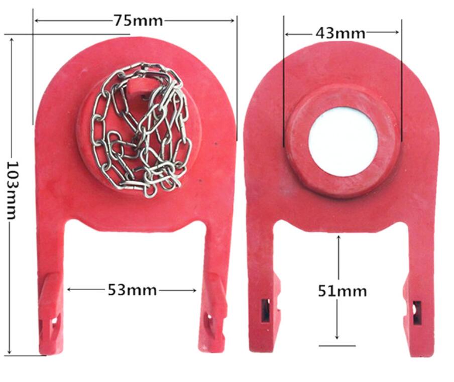 Home Interior Finish Bathroom Toilet Parts Large Rubber Plug Flap valves 75mm