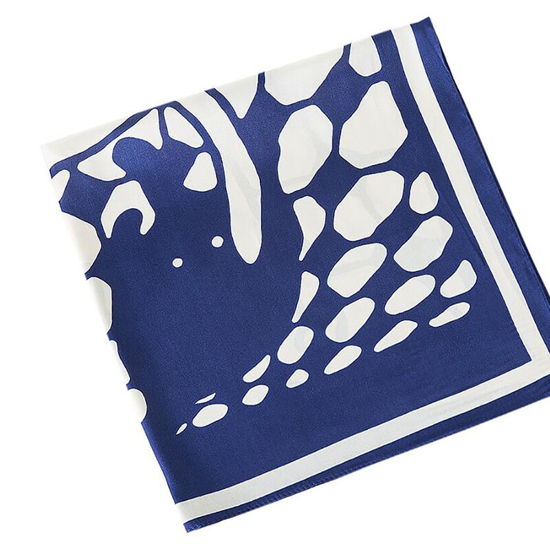 Frauen Schal Luxus Katze Drucken Hijab Reiner Seide Schal Schals Foulard Quadratischen Kopf Schals wickelt NEUE