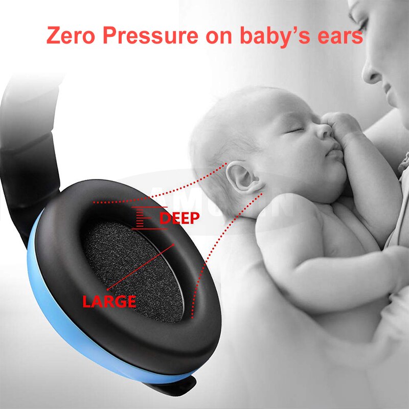 Baby Earmuffs Children Sleep Learning Ear Defenders Noise Proof Comfortable Durable Protection Kids Anti-Noise Headphone