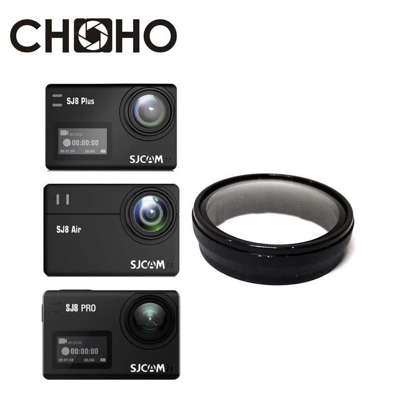 UV Filter Cover Lens Beschermende Optische Glas Lente Cover Filters Voor SJCAM SJ8 sj8Plus SJ8Pro SJ8Air Camera Accessoires
