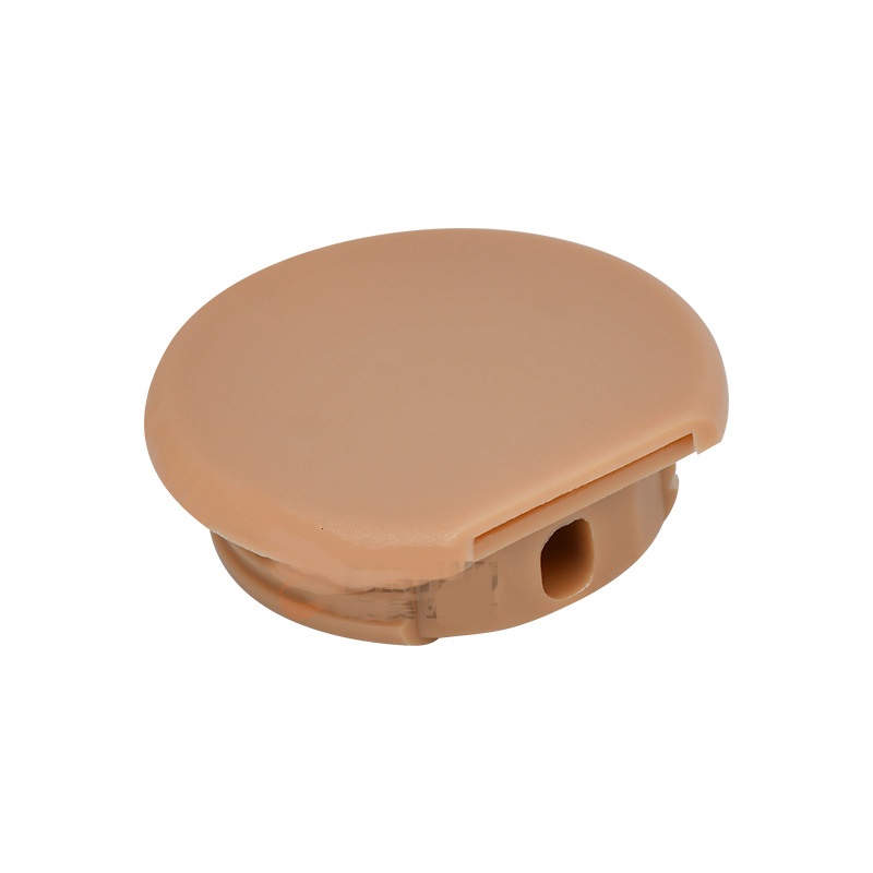 Desk Wire Hole Cover Base Computer Table Connector Grommet Cable Outlet Port Line Box Furniture Hardware, PP, Black/Brown/White