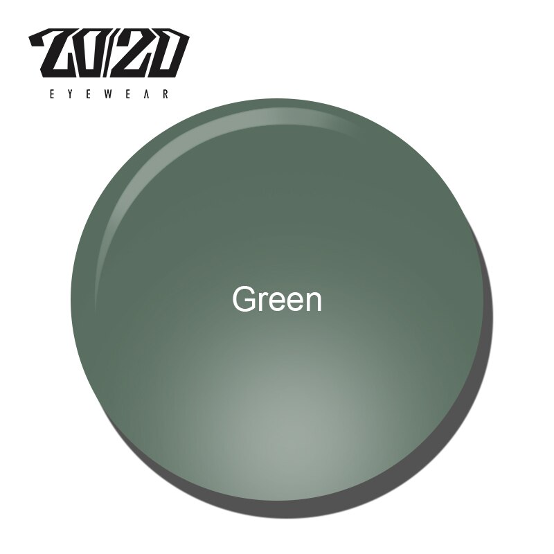 20/20 merk polariserte reseptbelagte cr -39 harpiks asfæriske briller linser nærsynthet solbriller linsebelegg lentes  uv400: G15 / 1.61