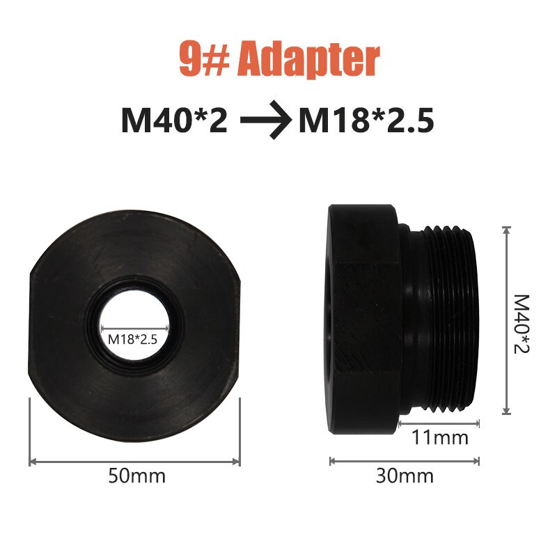 Thread Adapter For Wood Turning Lathe Chuck Screw Thread Spindle, Woodworking Conversion Accessories: 9