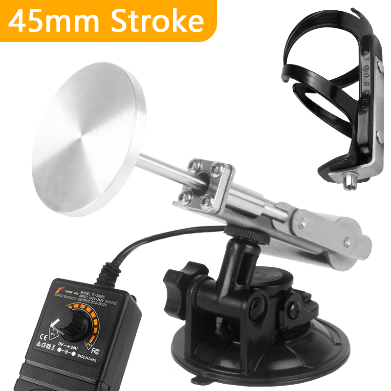 39mm/45mm Stroke Telescopic Linear Actuator With 60mm Suction Cup Mini DC Reciprocating Mechanism Motor 100V-240V 30~350RPM